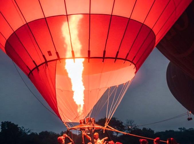 Morning Bliss: A Hot Air Balloon Journey over Phillip Island