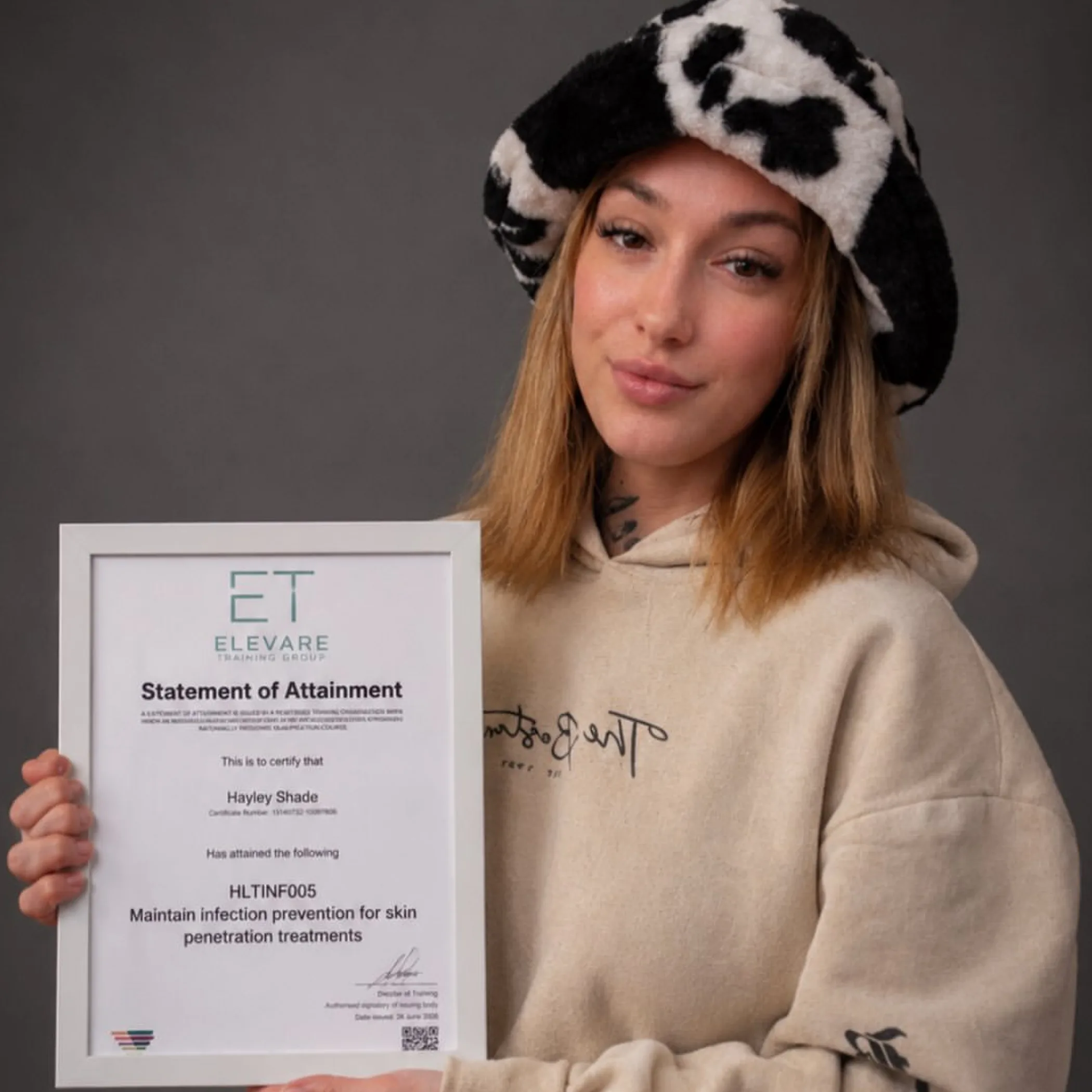 skin penetration certification document