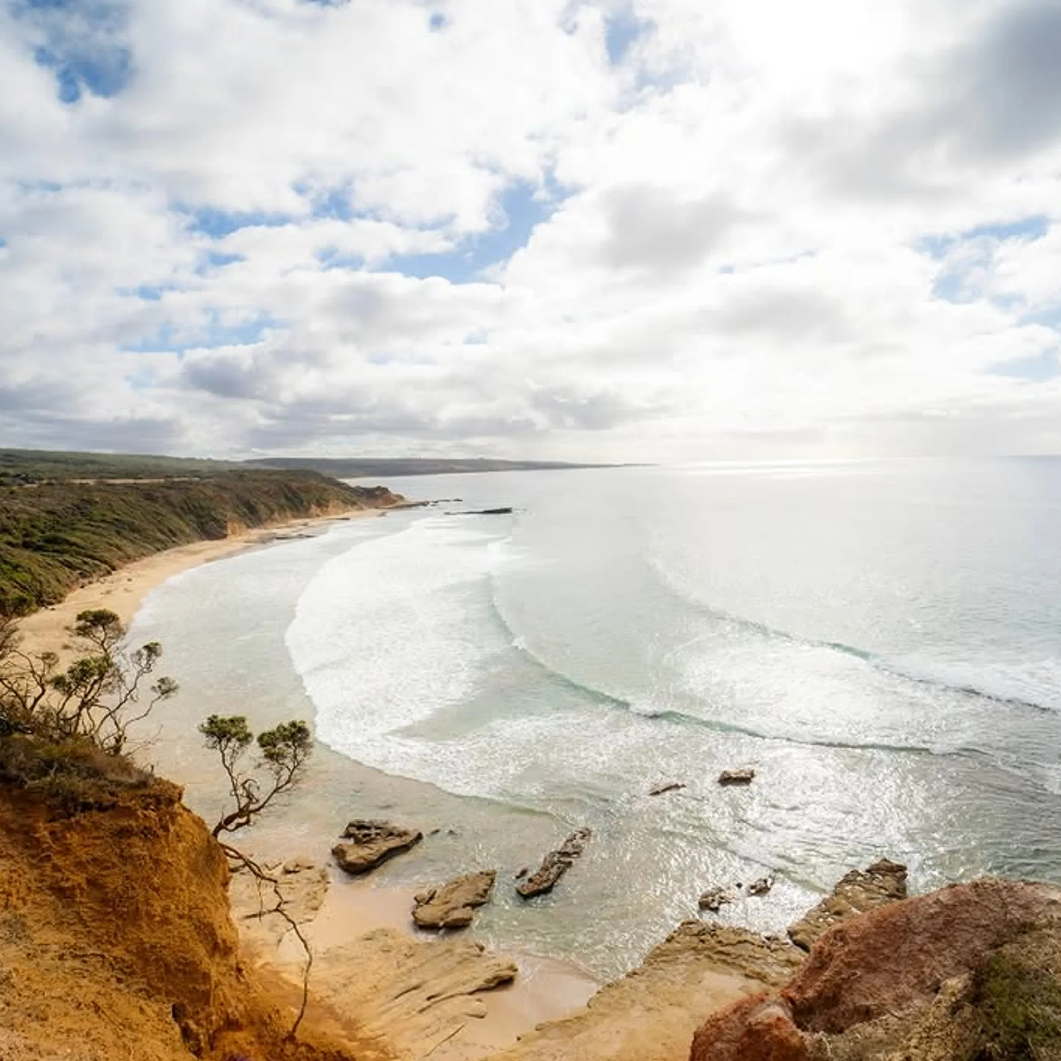 sunset at loch ard gorge victoria